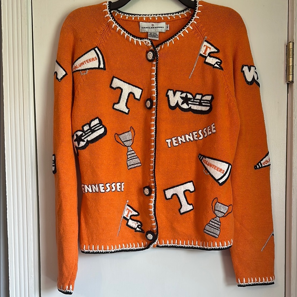 Tennessee Orange Cardigan Sweater